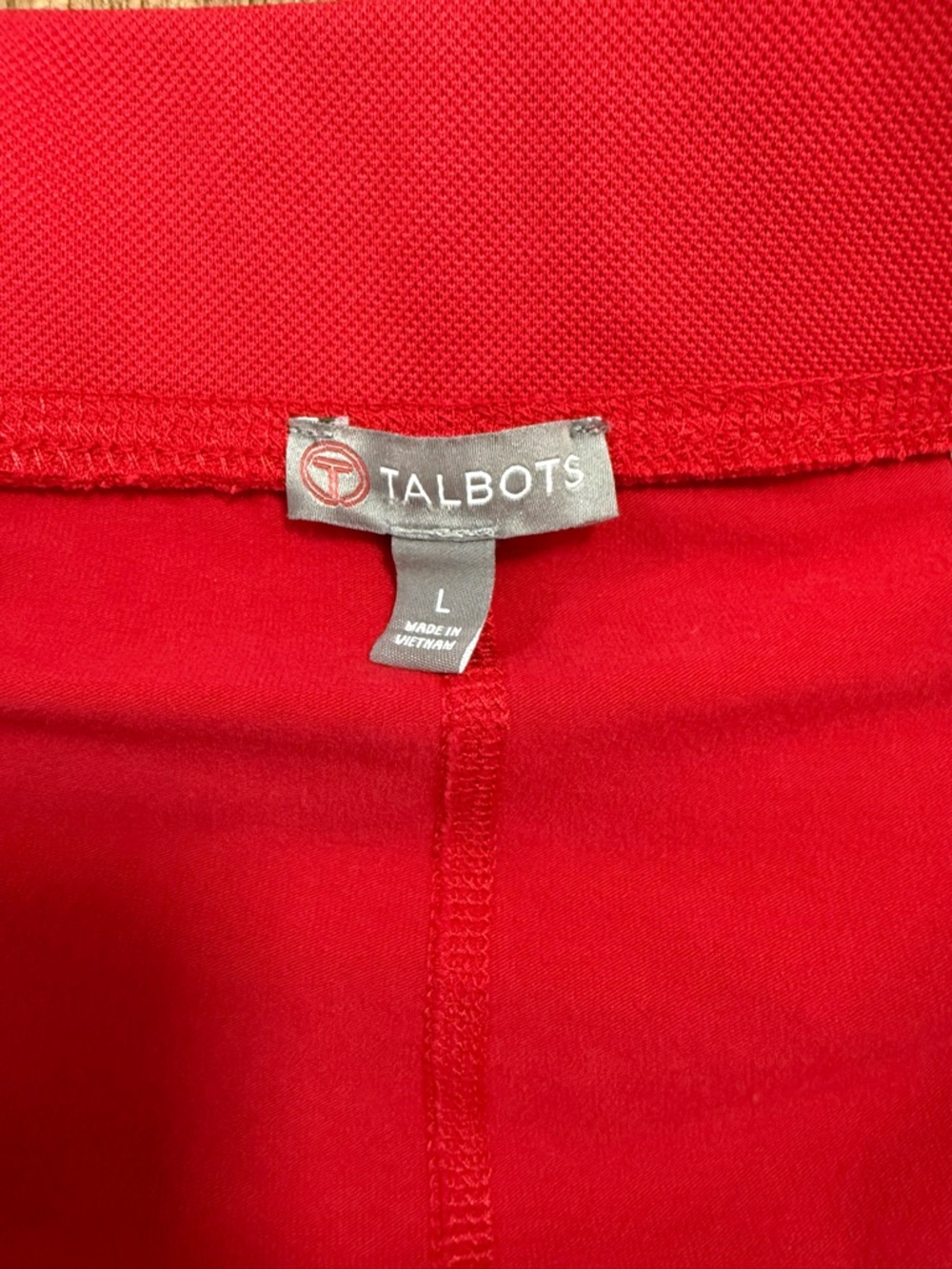 TALBOTS Red Athletic Skort Women’s L stretch Pockets Golf Tennis. - Picture 5 of 11